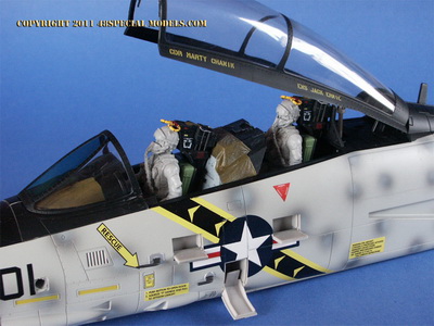 F-14 Tomcat Pilots Kit, 1/18 scale